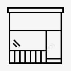 瑜伽工作室瑜伽工作室健身房冥想图标高清图片