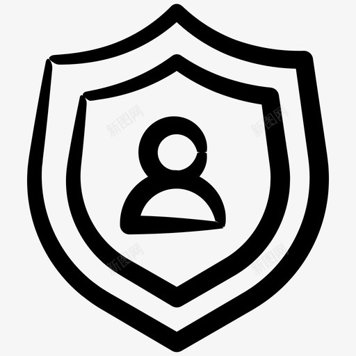 用户保护屏蔽inky安全卷6图标svg_新图网 https://ixintu.com inky安全卷6 屏蔽 用户保护
