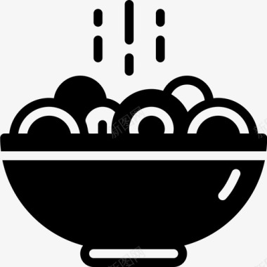 烹饪速食厨房图标图标