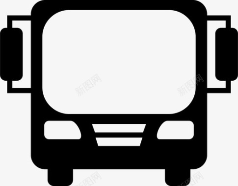 公共汽车司机乘客图标图标