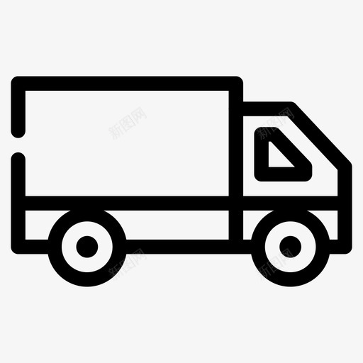 免费送货商业购物图标svg_新图网 https://ixintu.com 免费送货 卡车 商业 物流1缺口介质 购物