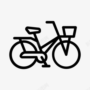 自行车阿姆斯特丹加利福尼亚自行车图标图标