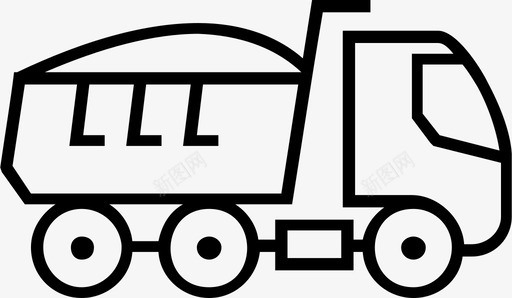 卡车公共汽车汽车图标svg_新图网 https://ixintu.com 公共汽车 卡车 拖拉机 挖掘机 汽车 自卸卡车