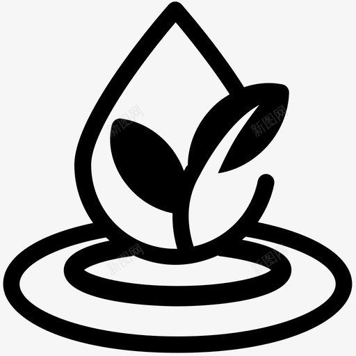 水疗环境树叶图标svg_新图网 https://ixintu.com 树叶 水 水固体 水疗 环境 自然