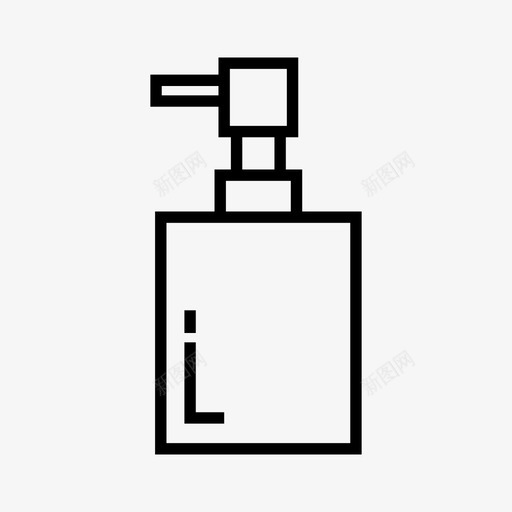 喷雾器瓶子容器图标svg_新图网 https://ixintu.com 包装 化妆品 喷雾器 容器 瓶子