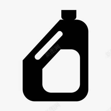 机油爆发塑料容器图标图标