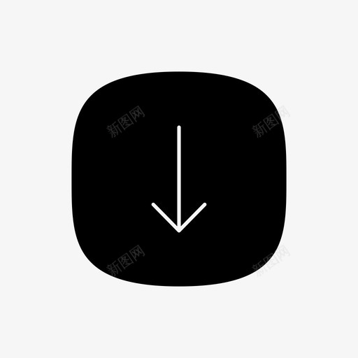 下箭头导航导航标志图标svg_新图网 https://ixintu.com 下箭头 导航 导航标志 随机图标