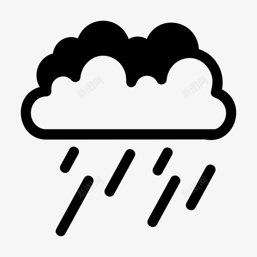 下雨可伸缩简单图标svg_新图网 https://ixintu.com 下雨 可伸缩 简单 随地吐痰