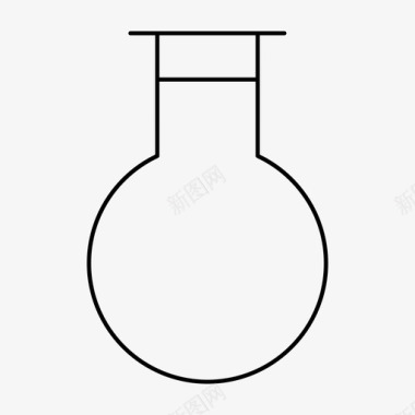 佛罗伦萨烧瓶化学教育图标图标