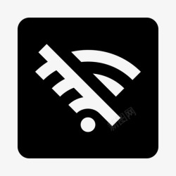 划出关闭wifi划出互联网图标高清图片