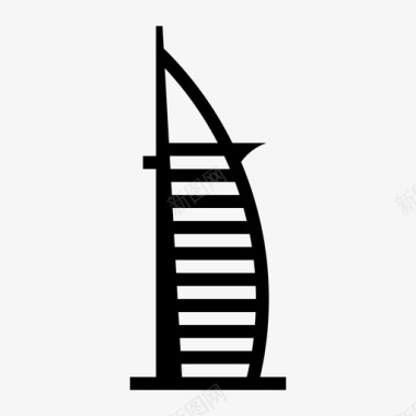 阿拉伯塔迪拜阿拉伯联合酋长国图标图标