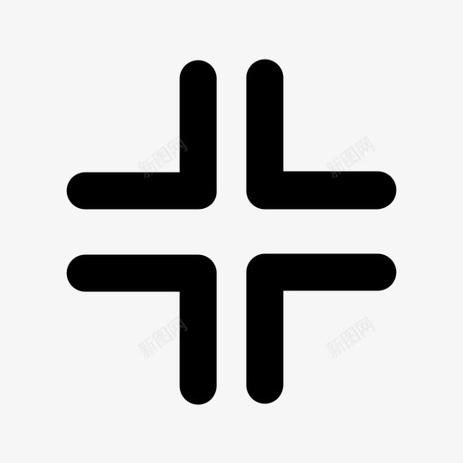 退出全屏基本图标3svg_新图网 https://ixintu.com 基本图标3 退出全屏