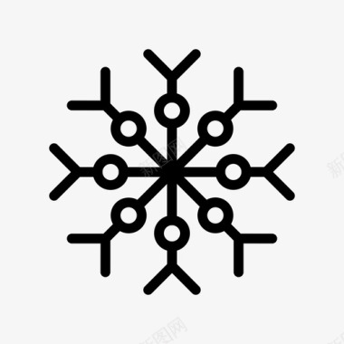 雪庆祝寒冷图标图标