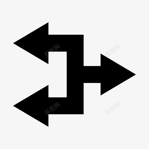 箭头光标方向图标svg_新图网 https://ixintu.com 光标 方向 方式 箭头 连接