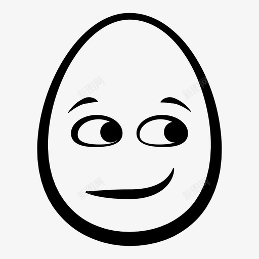 笑脸蛋头表情图复活节表情图标svg_新图网 https://ixintu.com 人物 复活节 社交 笑脸蛋头表情图 蛋头表情 表情