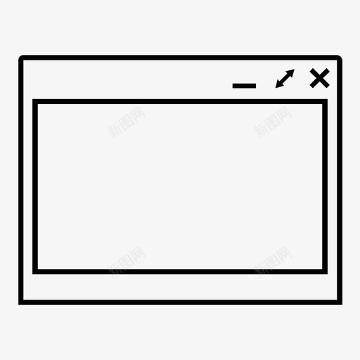 浏览器应用程序窗口撰写图标svg_新图网 https://ixintu.com 应用程序窗口 撰写 浏览器 电子邮件 行处理