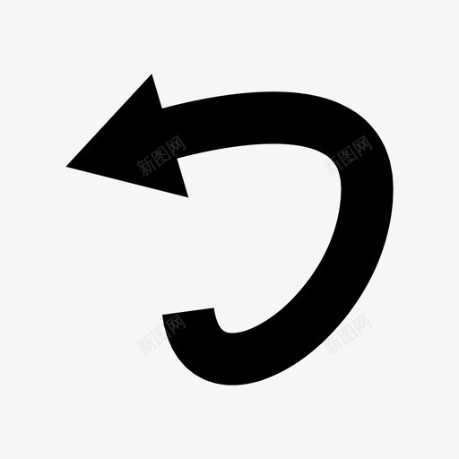箭头背面光标图标svg_新图网 https://ixintu.com 光标 方向 箭头 背面
