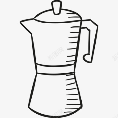 咖啡机家庭用品图标图标