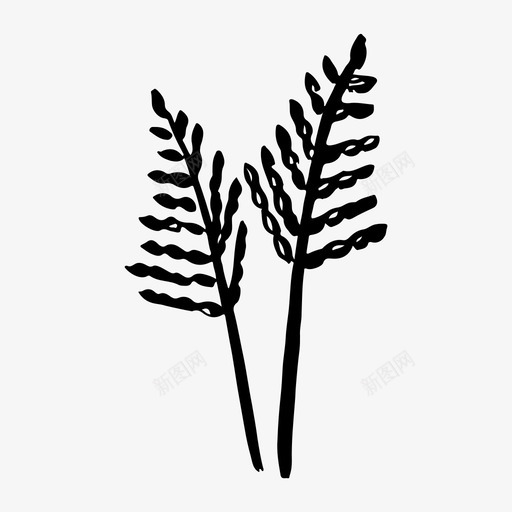 植物自然春天图标svg_新图网 https://ixintu.com 春天 杂草 植物 自然