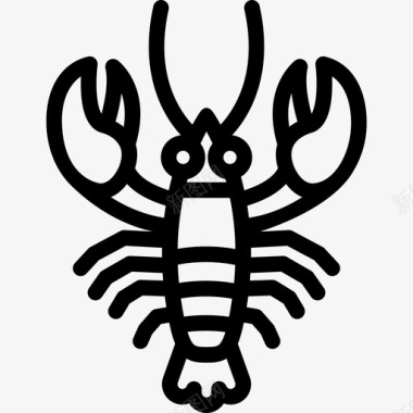 龙虾动物食物图标图标