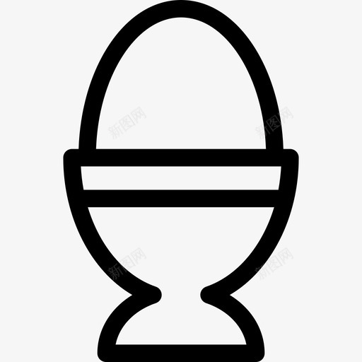 碗里煮鸡蛋食物图标svg_新图网 https://ixintu.com 碗里煮鸡蛋 食物