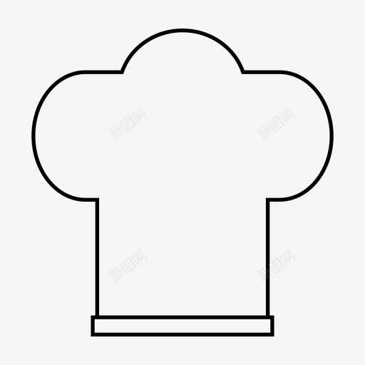 厨师帽厨房厨房用具图标svg_新图网 https://ixintu.com 厨师帽 厨房 厨房用具 玩具