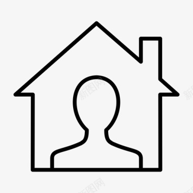 房主住宅房子图标图标
