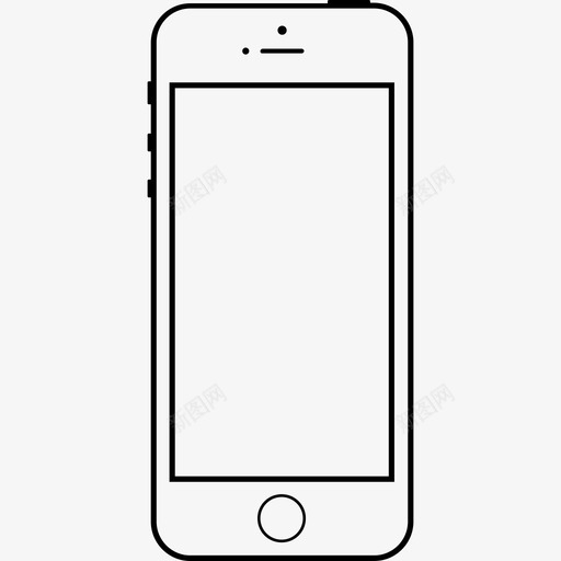 iphonese苹果手机图标svg_新图网 https://ixintu.com iphonese 手机 智能手机 苹果