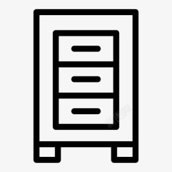 文件间文件柜家具办公室图标高清图片