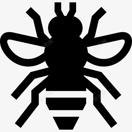 蜜蜂蜂蜜昆虫图标svg_新图网 https://ixintu.com 昆虫 蜂蜜 蜜蜂