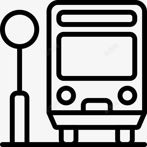 巴士站便利设施城市图标svg_新图网 https://ixintu.com 便利设施 城市 城市便利设施概述 巴士站 议会