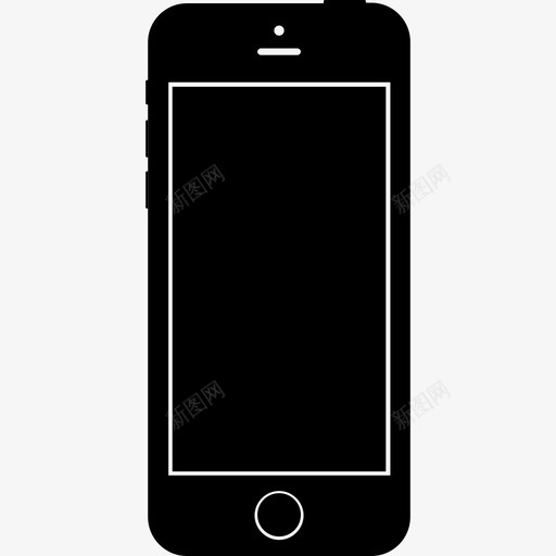 iphone5c苹果手机图标svg_新图网 https://ixintu.com iphone5c 手机 智能手机 苹果