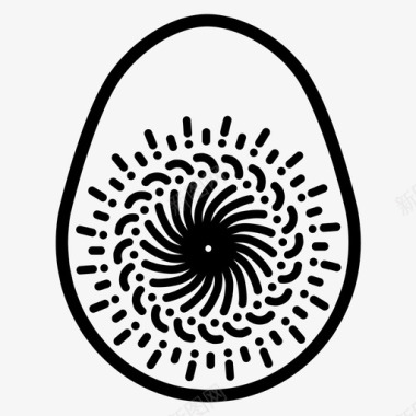 彩蛋复活节花图标图标