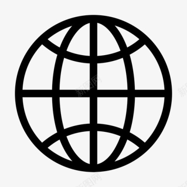 地球全球网络图标图标