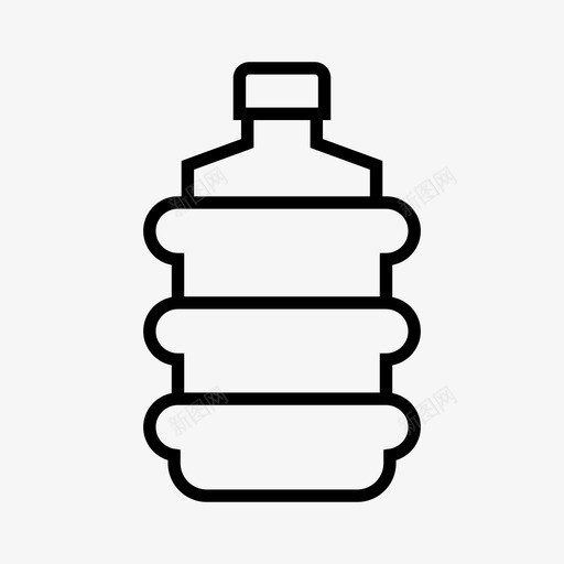 瓶饮料容器图标svg_新图网 https://ixintu.com 包装 容器 水 瓶 饮料