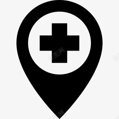 mappin医院地址目的地图标图标