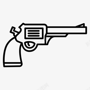 枪砰手枪图标图标