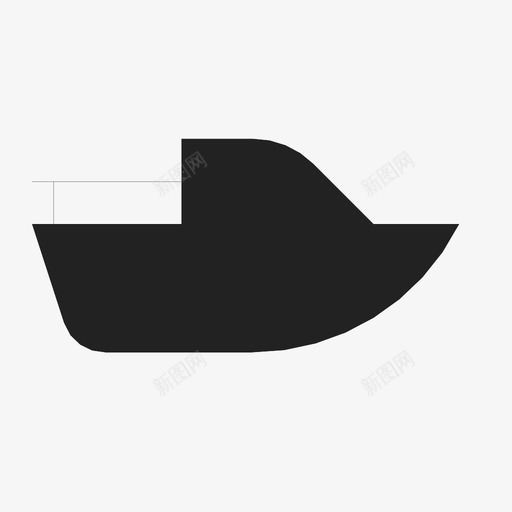 汽艇轮船速度图标svg_新图网 https://ixintu.com 汽艇 轮船 运输 速度