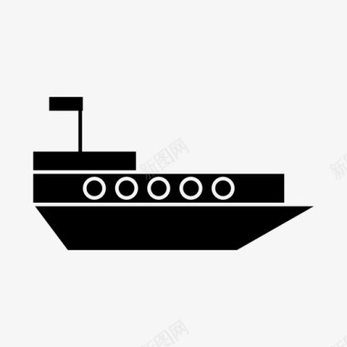 船战斗战舰图标图标