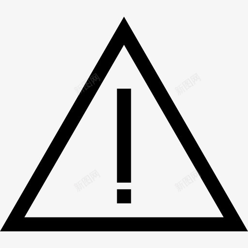 注意标志警告施工大纲图标svg_新图网 https://ixintu.com 施工大纲 注意标志 警告