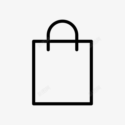 购物袋购买产品包图标svg_新图网 https://ixintu.com 产品包 商店 电子商务 购买 购物 购物袋