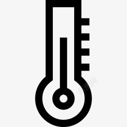 室外温度温度计室内水银图标高清图片