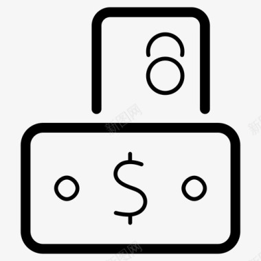付款方式信用卡货币图标图标