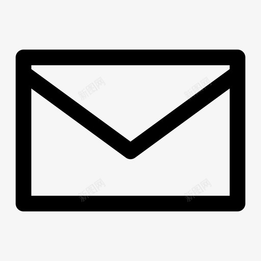 邮件应用程序业务图标svg_新图网 https://ixintu.com 业务 信封 导航 应用程序 用户界面 软件 邮件