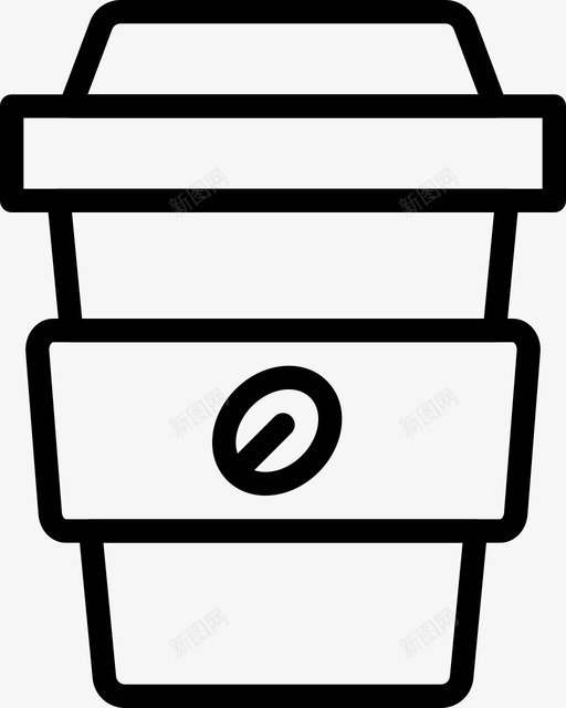 咖啡杯烹饪吃图标svg_新图网 https://ixintu.com 厨房 吃 咖啡杯 漂亮食品卷1大纲 烹饪 食物 餐