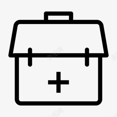 援助盒子工具箱图标图标