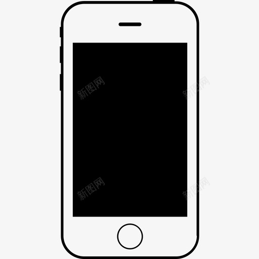 iphone3g3gs苹果移动图标svg_新图网 https://ixintu.com iphone3g3gs 手机 智能手机 移动 苹果