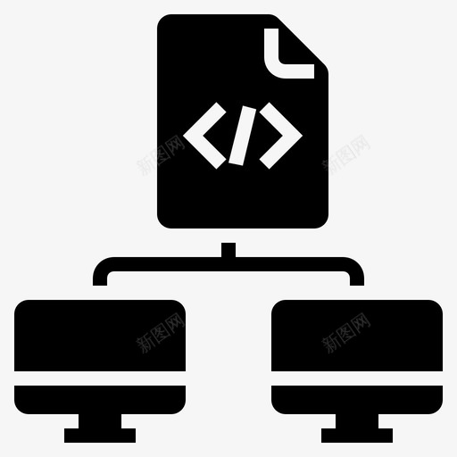 网络编程云计算软件开发图标svg_新图网 https://ixintu.com 云计算 网络开发 网络编程 软件开发