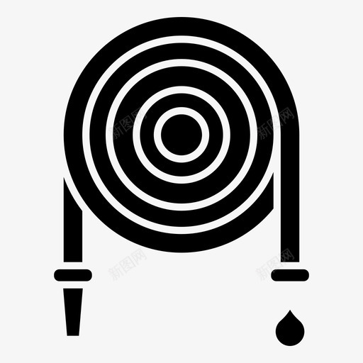 水绳设备消防员图标svg_新图网 https://ixintu.com 水绳 消防员 消防员和消防队固体 设备