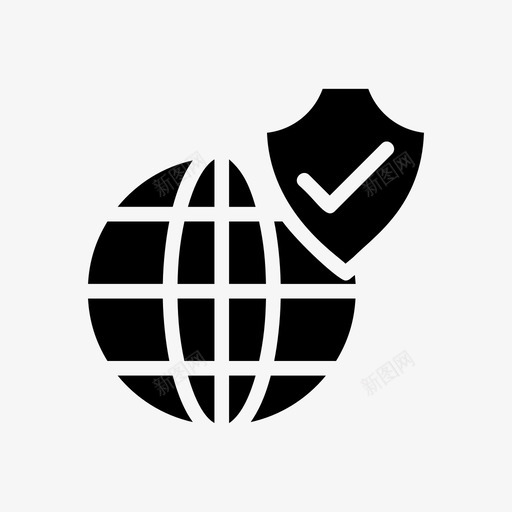 世界发展安全图标svg_新图网 https://ixintu.com 世界 发展 安全 盾牌 艺术设计发展字形图标 记号
